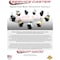 Service Caster 2 Inch Antique Brass Hooded Top Plate Ball Casters with Brakes SCC, 4PK SCC-TP01S20-POS-WA-SLB-4 - alternate 5